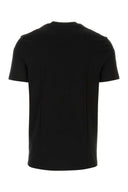 Maglietta in cotone nero jil sander