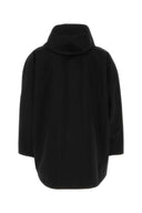 Wooyoungmi schwarzer Nylon -Windjäger