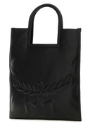 MCM Black Nappa Leder Arene Einkaufstasche