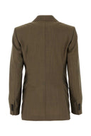 Max Mara Mud Wool Blend Apice Blazer