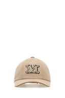 Max Mara Sand Cotton Libero Baseball Cap