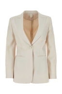Max Mara Ivory Duchesse Avoriaz Blazer