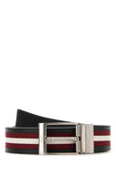 Cintura shiffie in pelle nera