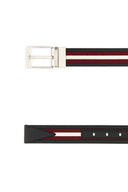 Cintura shiffie in pelle nera