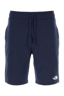 The North Face Navy Blue Cotton Bermuda Shorts