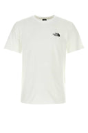 La camiseta de mezcla de algodón blanco de la cara norte