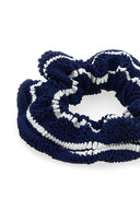 Hunza G Two Tone Fabric Scrunchie