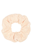 Hunza G Light Pink Fabric Scrunchie
