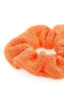 Hunza G Orange Stoff Scrunchie