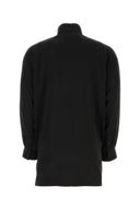 Yohji Yamamoto schwarzes Cellulosehemd