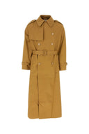 VETEMENTS CAMEL COTON IL TRINCH Oversize