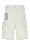 Zehn c weiße Nylon -Bermuda -Shorts