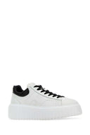 Zapatillas deportivas con rayas H de piel de napa blanca de Hogan