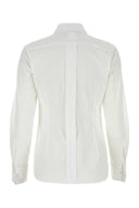 Max Mara White Stretch Poplin Shirt