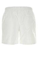 Prada White Re Nylon Swimming Shorts