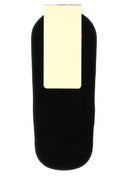 Gallo Black Stretch Cotton Blend Invisible Socks