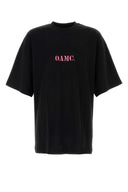 Oamc Black Cotton T Shirt