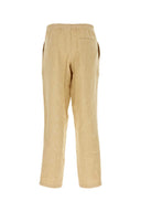Le Kasha Beige Linen Pant