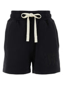 Palm Angels Shorts de algodón negro