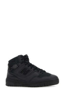 Junya Watanabe Black Leather And Mesh Junya Watanabe X New Balance Bb650 Sneakers