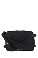 Alexander McQueen schwarzer Nylon -Gurt -Crossbody -Tasche