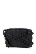 Alexander McQueen schwarzer Nylon -Gurt -Crossbody -Tasche