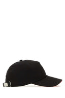 Alexander McQueen Black Cotton Baseballhut