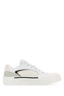 Alexander Mcqueen Silver Leather Punk Pumps