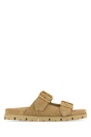 Zapatillas de ante Prada Sand