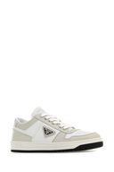 Prada Two Tone Leather Downtown Sneakers