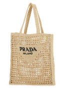 Prada Raffia Shopping Bag