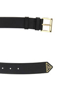Prada Black Leather Belt
