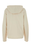 Prada Sand Stretch Cotton Oversize Sweatshirt