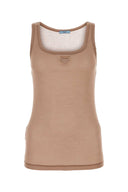 Prada Powder Pink Silk Tank Top