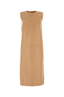 Prada Skin Pink Nappa Lederkleid