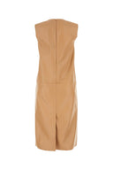 Prada Skin Pink Nappa Lederkleid