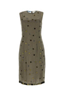 Prada Abito in Organza Tortora