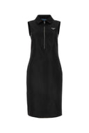 Prada Black Faille Kleid