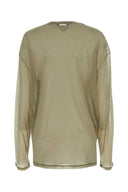 Prada Khaki Lyocell Mischung übergroße T -Shirt