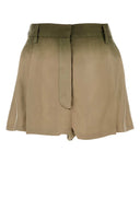 Prada Salbei grüne Seidenshorts