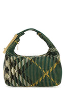 Bolso de nylon mini peg burberry bordado