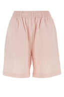 Pantalones cortos de algodón de color rosa claro de Burberry