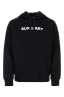 Sudadera de algodón negro de Burberry