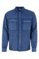 Burberry Denim Blue Leinenhemd