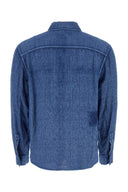 Burberry Denim Blue Leinenhemd