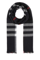 Burberry Embroidered Wool Blend Scarf