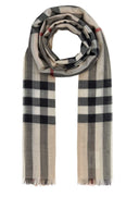 Burberry Borded Wool Blend Foulard