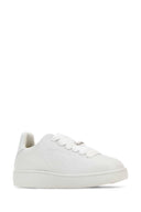 Zapatillas Burberry White Leather Box Sneakers