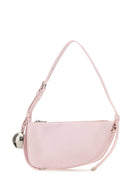 Burberry Pink Leather Knight Small Shoulder Bag