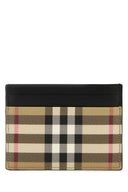 Soporte de la tarjeta de lona impresa en Burberry